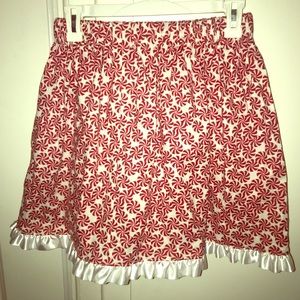 Darling Peppermint Holiday Skirt